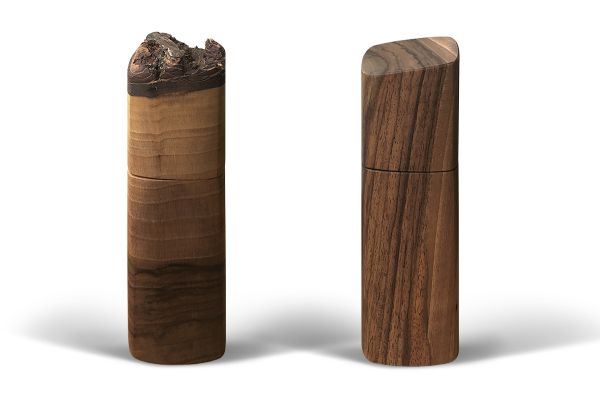 Pfeffermühle dunkel aus Walnussholz