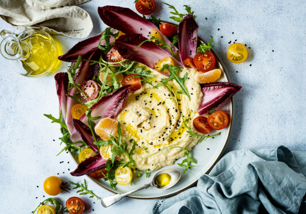 Veganer Kurkuma Hummus