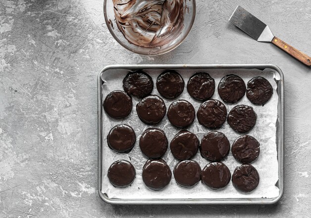 Selbstgebackene vegane Lebkuchen
