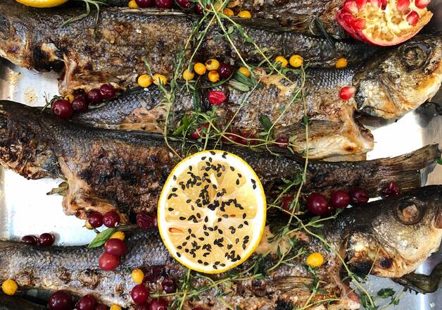 Gegrillter Steckerlfisch