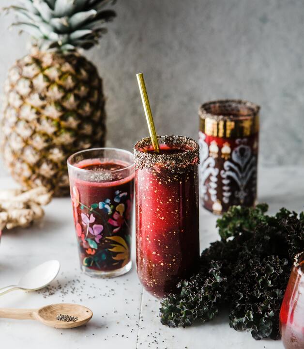 Gemüse Smoothie mit Grünkohl