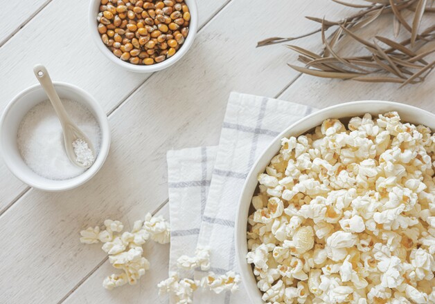 Selbstgemachtes Popcorn