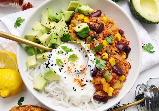Chili sin Carne Bowl