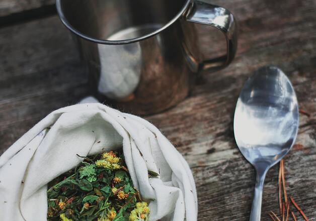 Alpenpanorama Kräutertee kochen