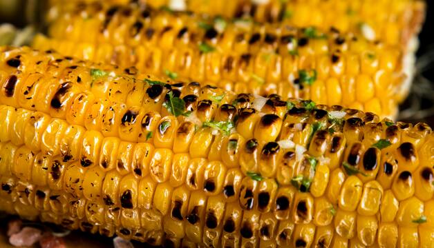 Gegrillter Maiskolben