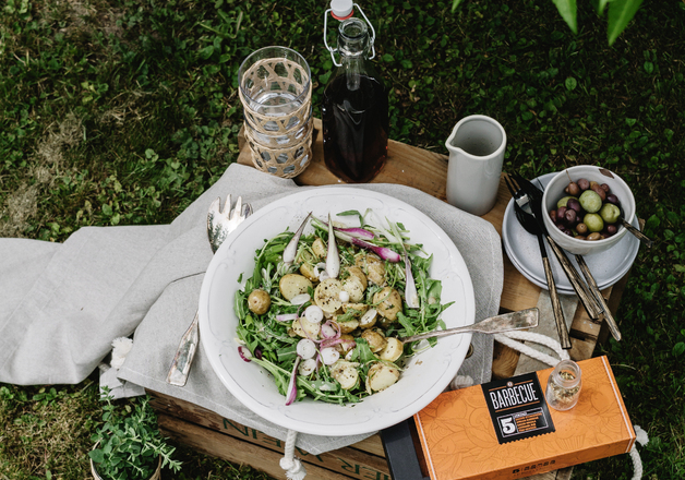 Sommerlicher Kartoffelsalat im BBQ Style