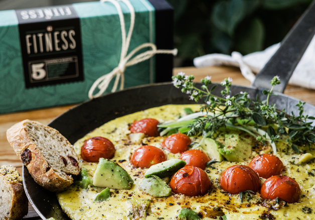 Frühstücks-Omelette mit Avocado