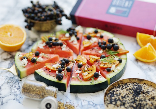 Wassermelonen Pizza