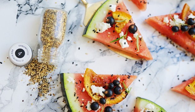 Wassermelonen Pizza