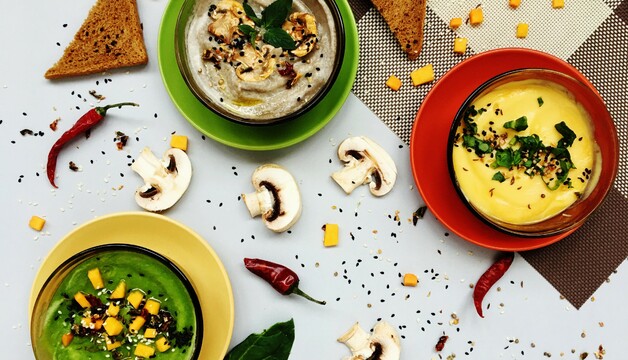 verschiedene Dips