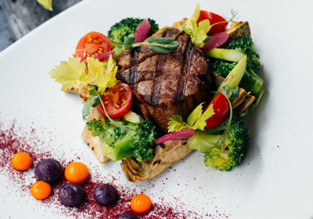 Steak nach Cowboyart vom Grill