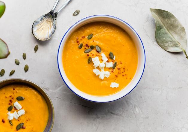 Cremesuppe mit Möhren und Ingwer
