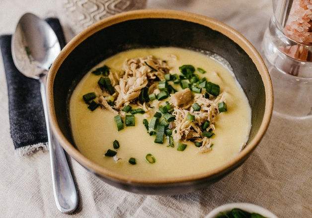 Kartoffel-Cremesuppe mit Kerbel