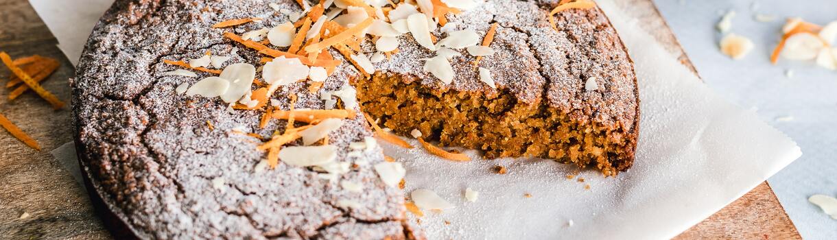 Selbstgebackener Rüblikuchen