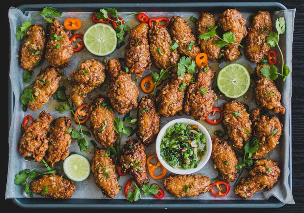 Knusprige Buffalo Chicken Wings