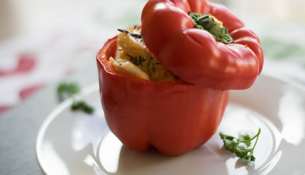 Gefüllte Paprika vegetarisch
