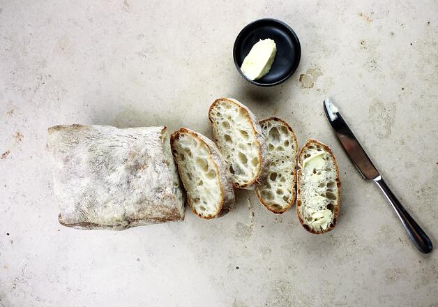 Ciabatta zu Rinderfilet
