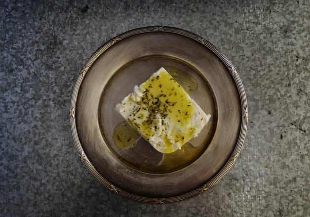 Marinierter Fetakäse mediterran