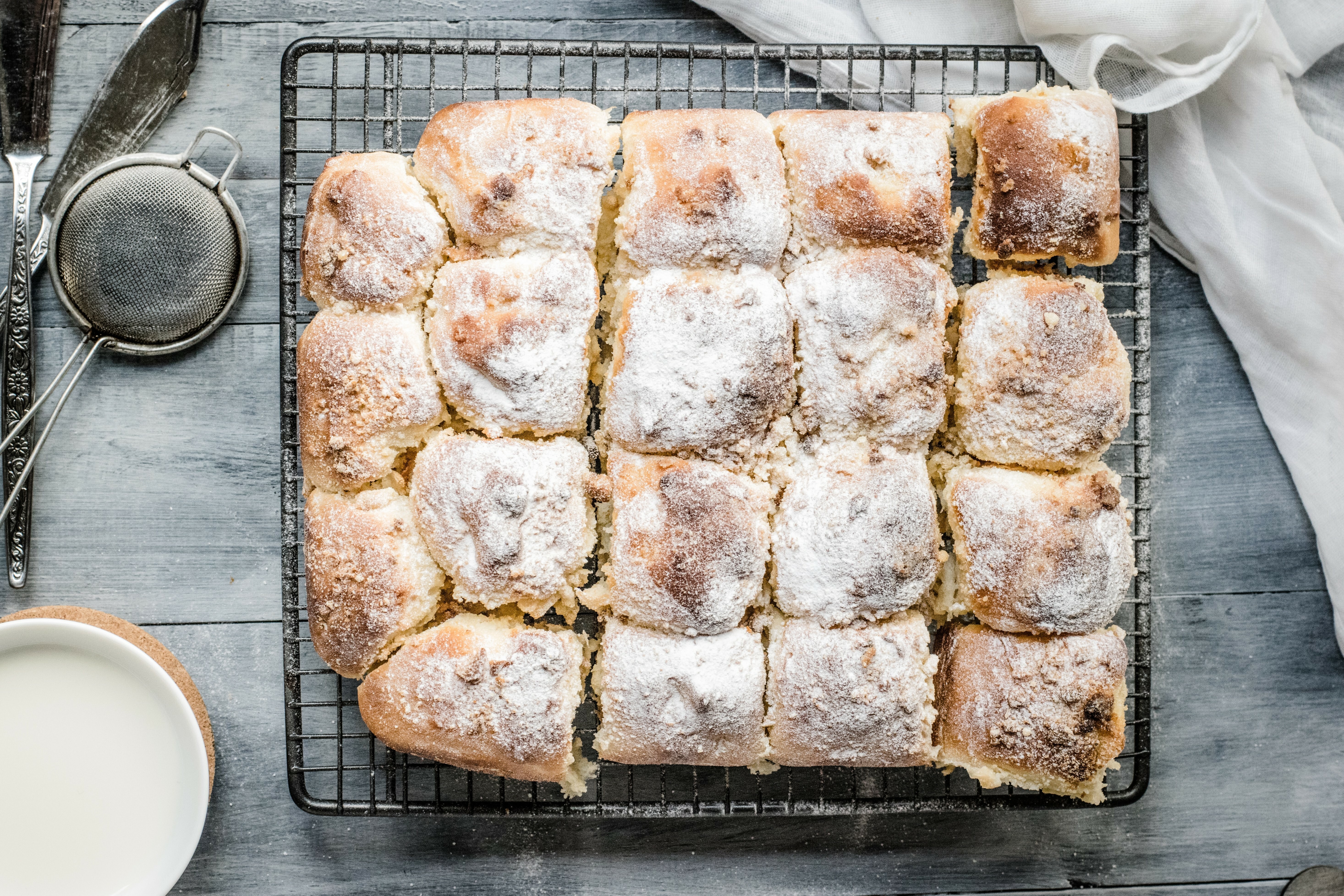 Selbstgemachtes Stollenkonfekt