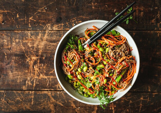 Asia Nudelpfanne mit Gemüse