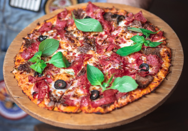 Low Carb Blumenkohlpizza