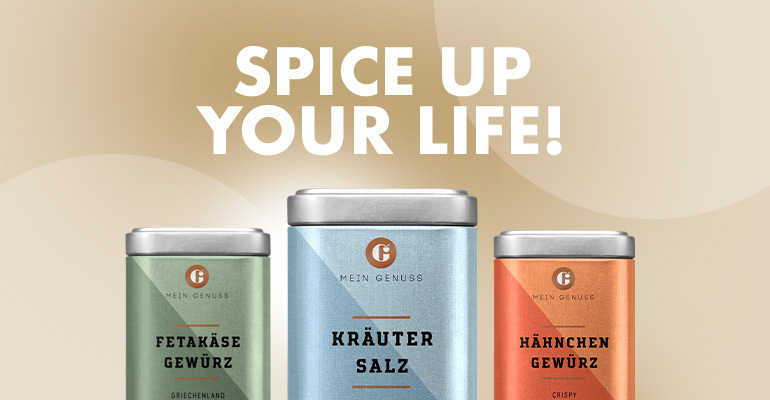 Neue Gewürze von MEIN GENUSS