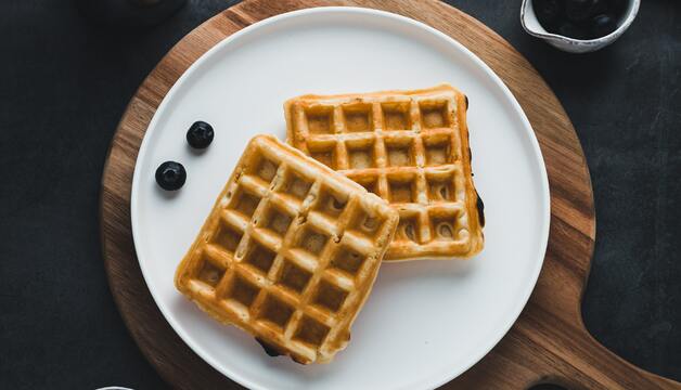 Beglische Waffeln aus dem Waffeleisen