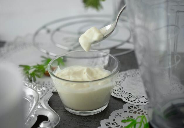 Kalorienarmer Aioli-Dip mit Quark