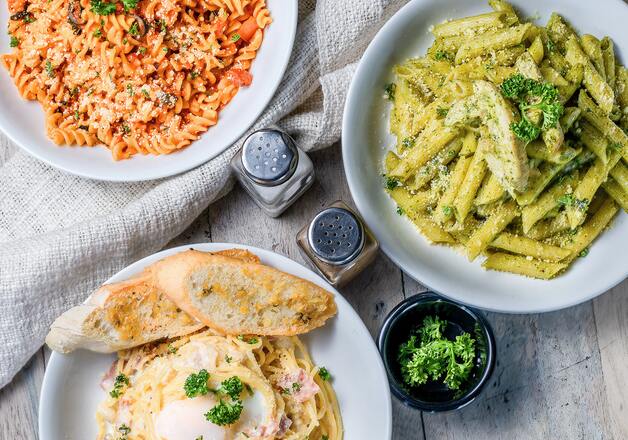 Pasta mit Basilikum Pesto