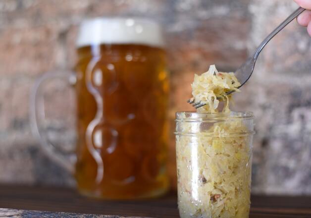 Bayerische Beilage: Sauerkraut