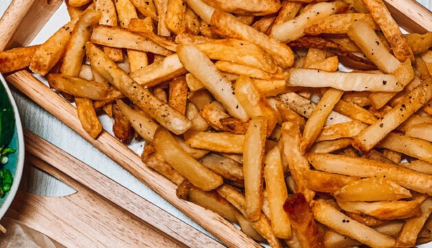 Selbstgemachte Pommes mit Pommes Gewürz