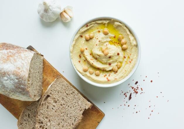 Hummus mit Sumach Gewürz