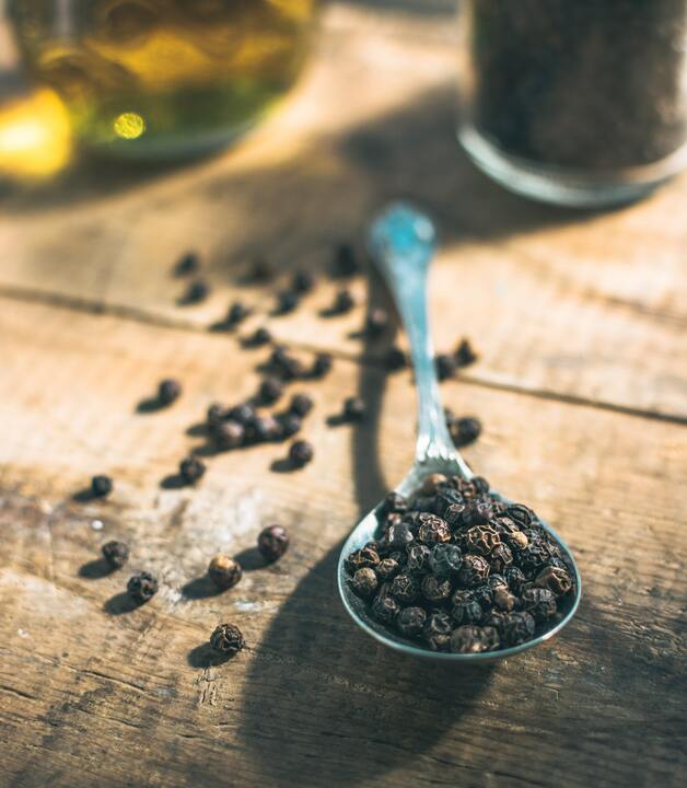 Pfeffer ist gut für die Verdauung