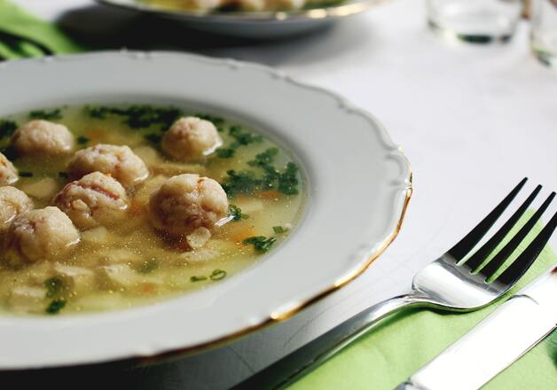 Hochzeitssuppe, auch im Winter ein Klassiker