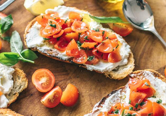 Bruschetta, ein beliebter Brotaufstrich