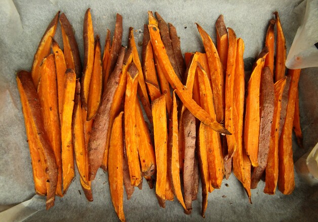 Süßkartoffel Pommes
