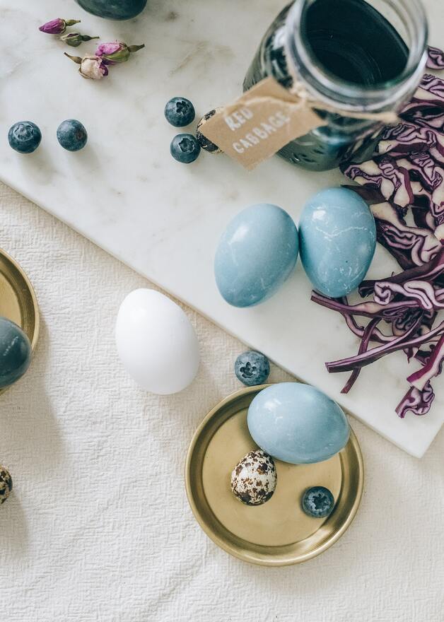 Ostereier färben mit Naturfarben