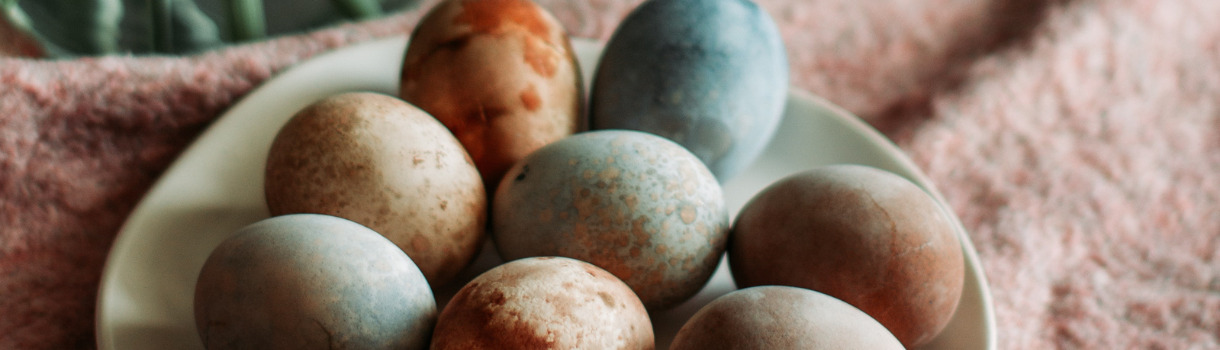 Ostereier natürlich färben