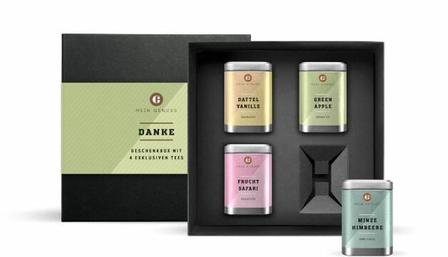 Danke-Geschenkbox Tee