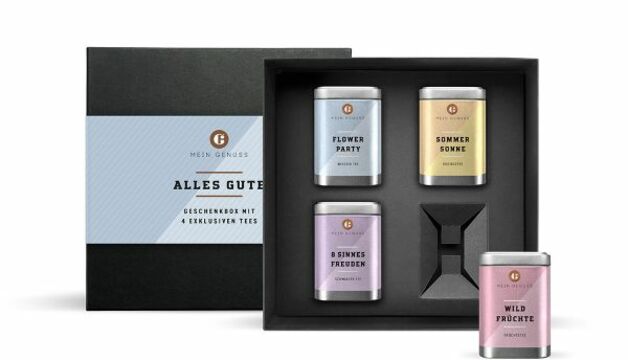 Alles Gute Geschenkbox Tee