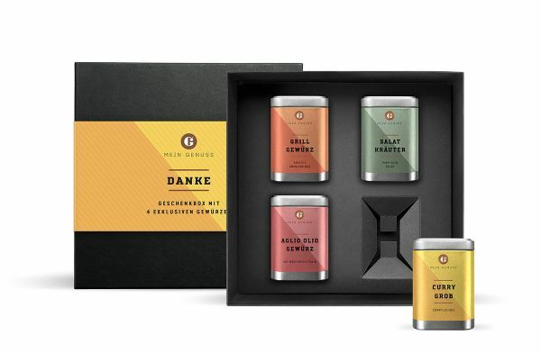 Danke Geschenkbox Gewürze