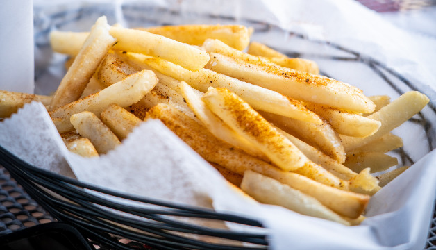 Pommes mit Pommes Gewürz