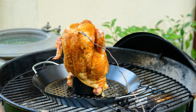 Bierhähnchen vom Grill