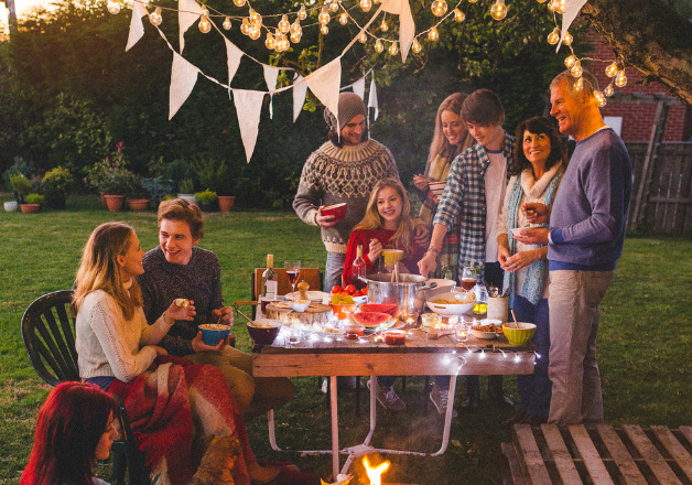 Dekoration Barbecue-Party