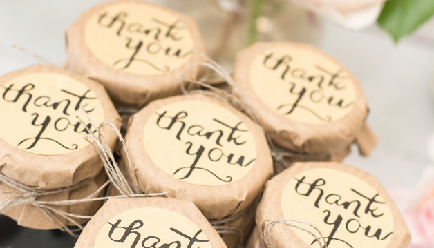 Marmelade als Gasgeschenk