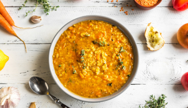 Linsen würzen mit Thymian