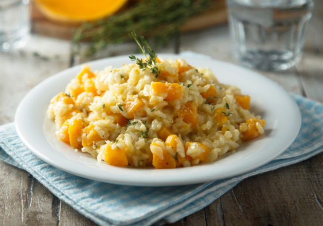 Kürbis Risotto