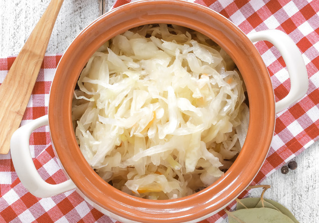 Sauerkraut im Topf