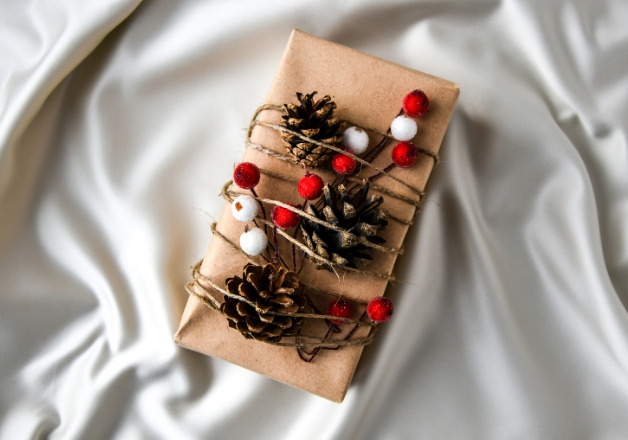 Verpackung mit Naturmaterialien