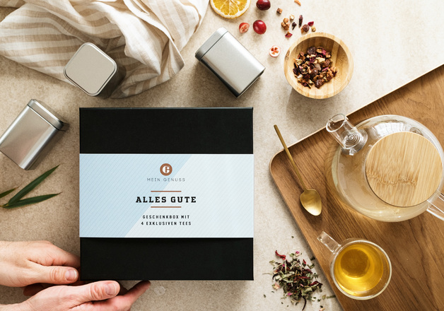 Tee Geschenkboxen als Firmengeschenk